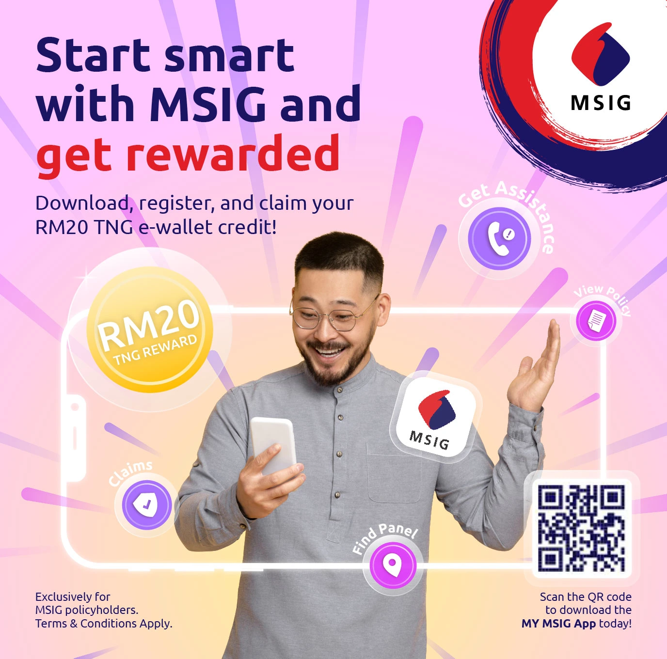 MSIG 240468 APP Rewards Jan25 KV Highlight Desktop 688X680